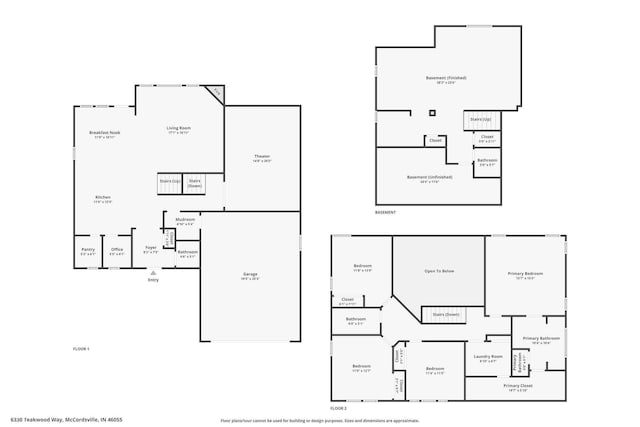6330 Teakwood Way, Mccordsville, IN 46055 - view of room layout