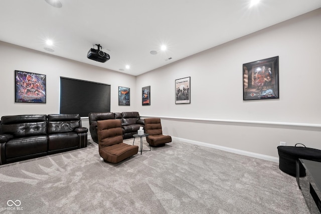6330 Teakwood Way, Mccordsville, IN 46055 - home theater with carpet floors and recessed lighting