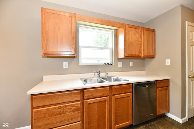 915 E Drybread Ln, Nineveh, IN 46164 - kitchen featuring stainless steel dishwasher and light countertops