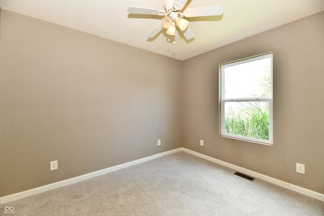 915 E Drybread Ln, Nineveh, IN 46164 - empty room featuring carpet and ceiling fan