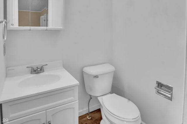2433 17th St, Columbus, IN 47201 - half bathroom with toilet and vanity