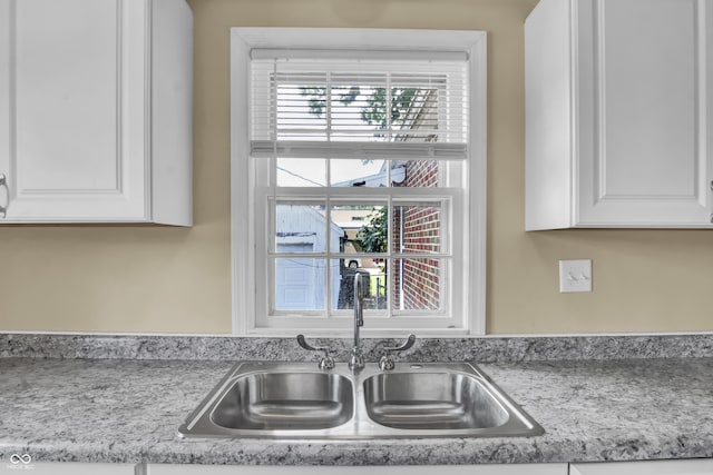 2433 17th St, Columbus, IN 47201 - kitchen view of white cabinetry