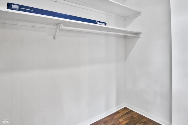 2433 17th St, Columbus, IN 47201 - walk in closet with dark wood finished floors