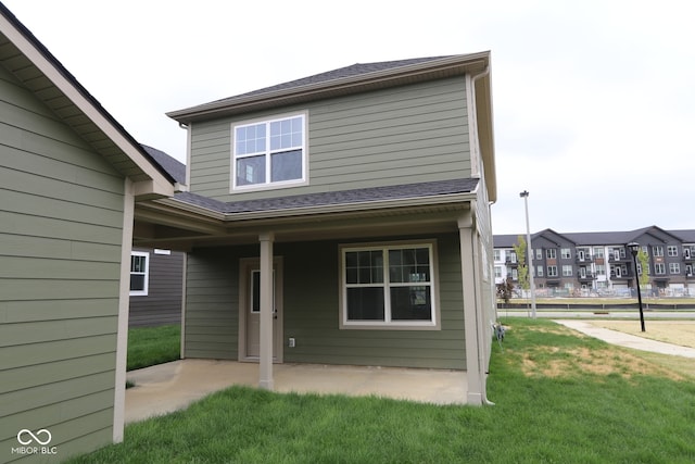 1825 Real St, Indianapolis, IN 46240 - back of house featuring a patio and a yard