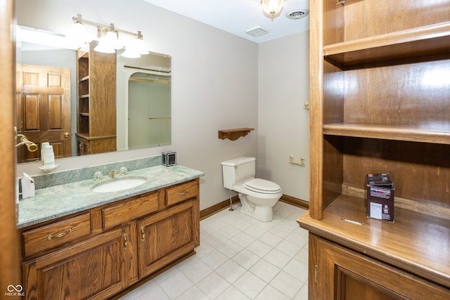 1112 N Dogwood Way, Greenfield, IN 46140 - bathroom with vanity and tile patterned floors