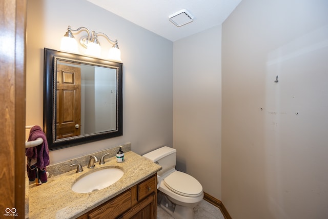 1112 N Dogwood Way, Greenfield, IN 46140 - bathroom with vanity and tile patterned floors