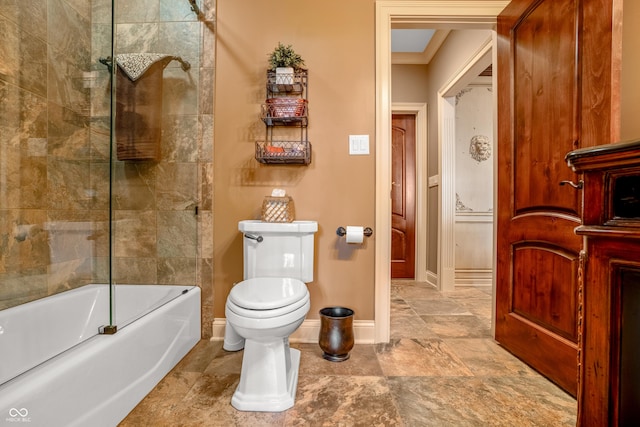 3075 Hurricane Rd, Franklin, IN 46131 - bathroom featuring toilet and tub / shower combination