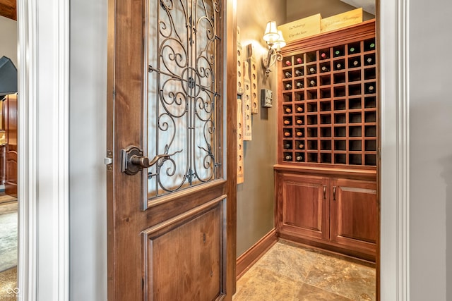 3075 Hurricane Rd, Franklin, IN 46131 - wine room with baseboards