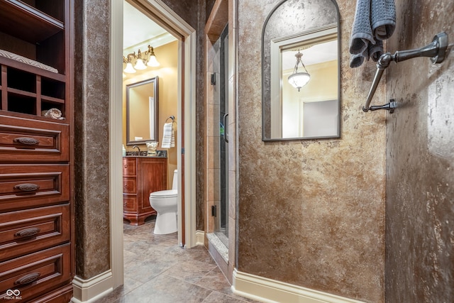 3075 Hurricane Rd, Franklin, IN 46131 - bathroom featuring a stall shower and vanity