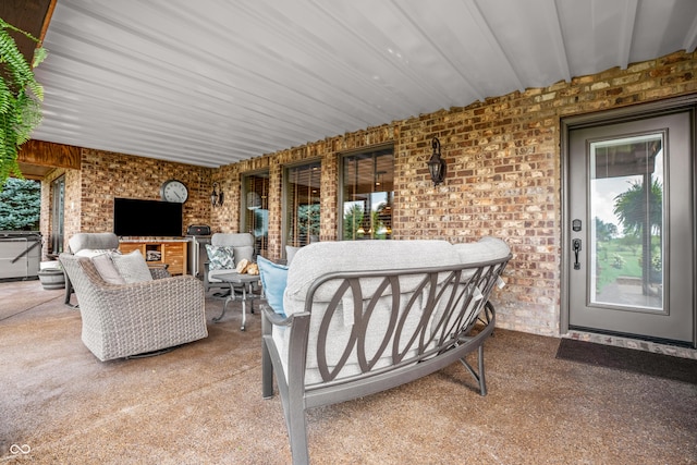 3075 Hurricane Rd, Franklin, IN 46131 - view of patio / terrace featuring outdoor lounge area