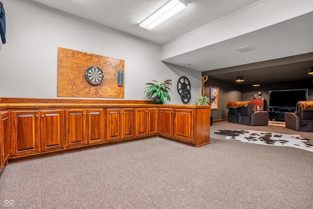 3075 Hurricane Rd, Franklin, IN 46131 - hallway with light colored carpet