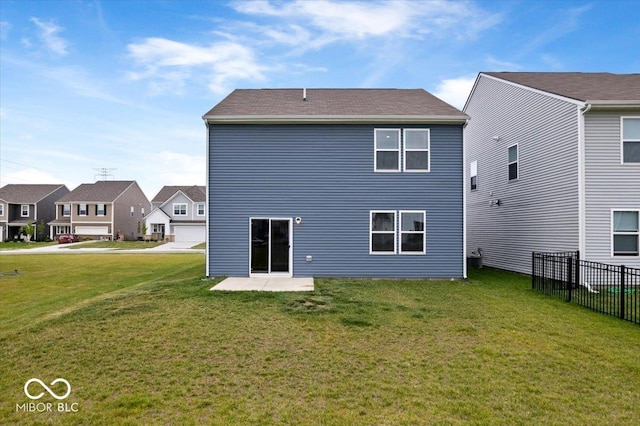 11431 Hartwell St, Indianapolis, IN 46235 - back of property with a patio area and a residential view