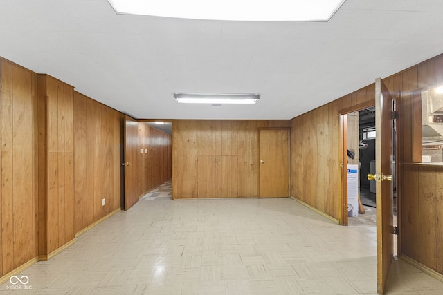 2752 Vinewood Dr, Speedway, IN 46224 - finished basement featuring wooden walls and light flooring