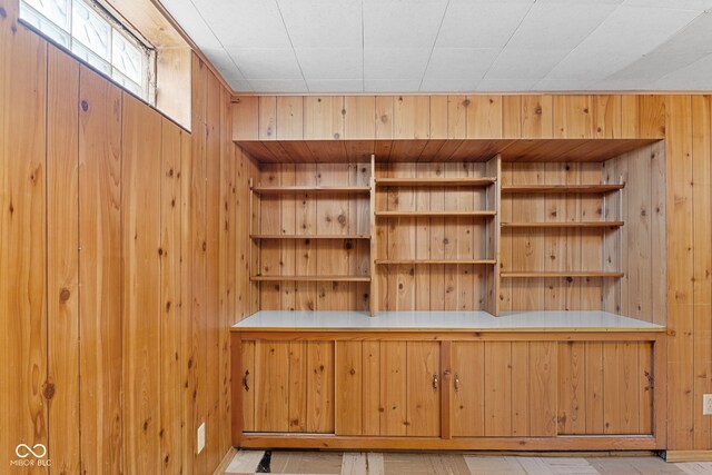 2752 Vinewood Dr, Speedway, IN 46224 - unfurnished office featuring wooden walls