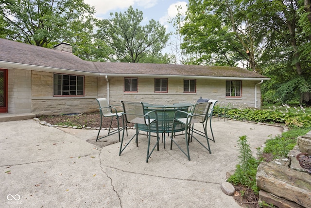 5519 N County Rd 550 E, Pittsboro, IN 46167 - view of patio featuring outdoor dining space