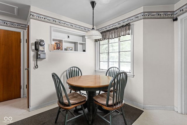 5519 N County Rd 550 E, Pittsboro, IN 46167 - dining area featuring baseboards