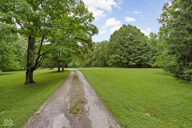 5519 N County Rd 550 E, Pittsboro, IN 46167 - view of road with a forest view