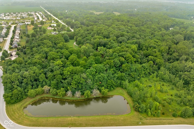 5519 N County Rd 550 E, Pittsboro, IN 46167 - aerial view of a nearby body of water and a heavily wooded area