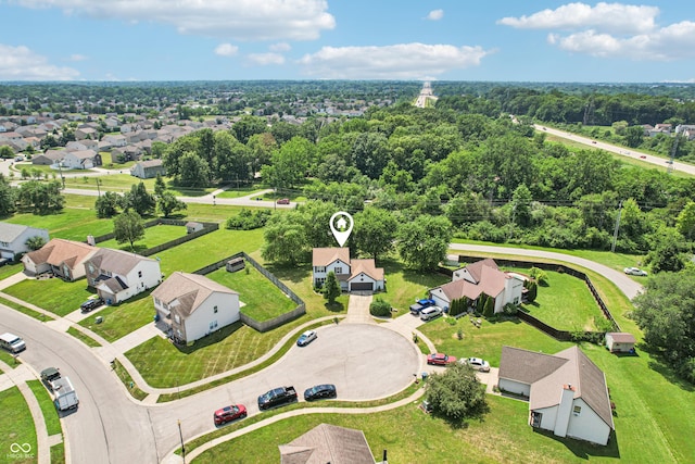 2426 Borgman Ct, Indianapolis, IN 46229 - aerial perspective of suburban area