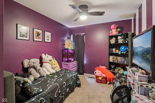 2426 Borgman Ct, Indianapolis, IN 46229 - carpeted bedroom featuring ceiling fan