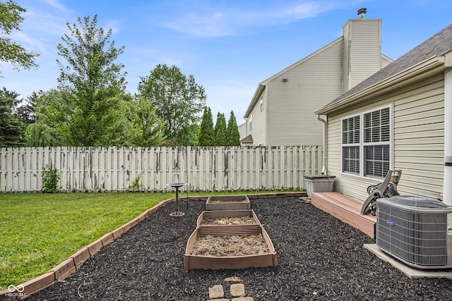 10832 Washington Bay Dr, Fishers, IN 46037 - view of yard with a garden