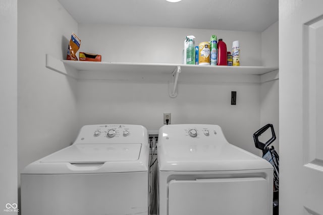 10832 Washington Bay Dr, Fishers, IN 46037 - laundry area with separate washer and dryer