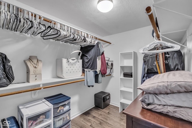 10832 Washington Bay Dr, Fishers, IN 46037 - spacious closet featuring wood finished floors