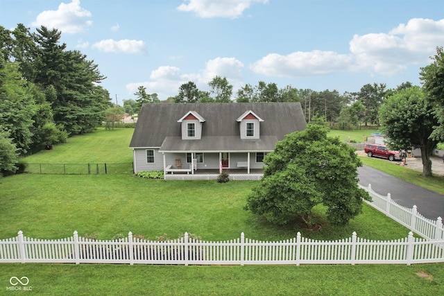 151 S St, Southport, IN 46227 - view of front of property featuring a porch and a fenced front yard
