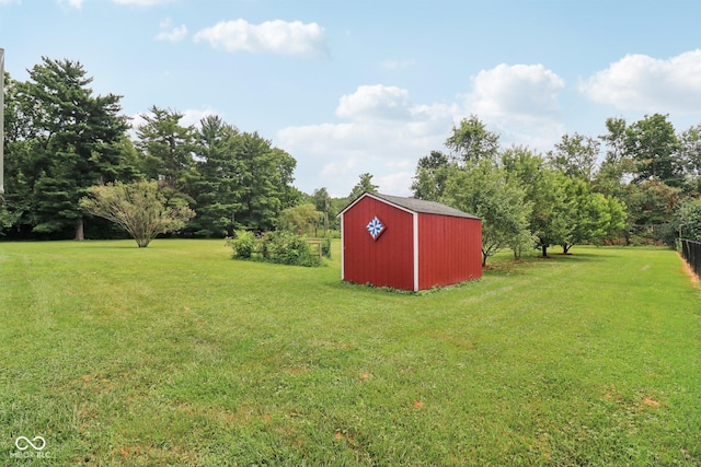 151 S St, Southport, IN 46227 - view of green lawn with a shed