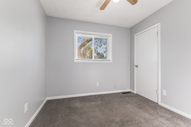 748 Maple Ln, Brownsburg, IN 46112 - carpeted empty room featuring a ceiling fan and baseboards
