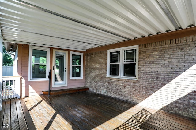 6059 Buck Blvd, Indianapolis, IN 46237 - view of wooden terrace