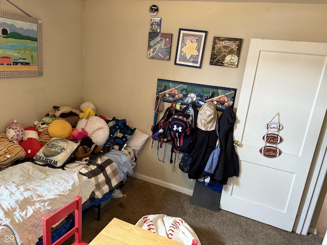 314 E Mill St, Fortville, IN 46040 - carpeted bedroom featuring baseboards