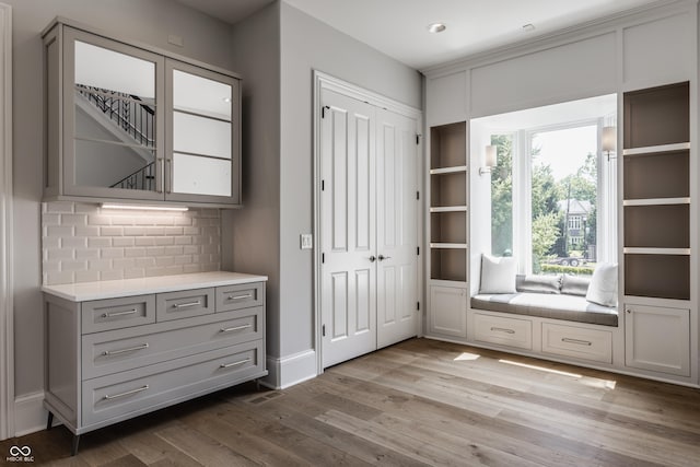 520 Willow Spring Rd, Indianapolis, IN 46240 - unfurnished bedroom featuring wood finished floors, a closet, and recessed lighting