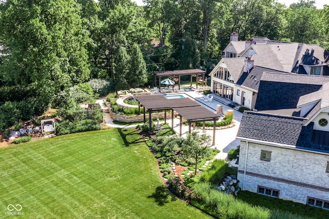520 Willow Spring Rd, Indianapolis, IN 46240 - aerial view of property and surrounding area