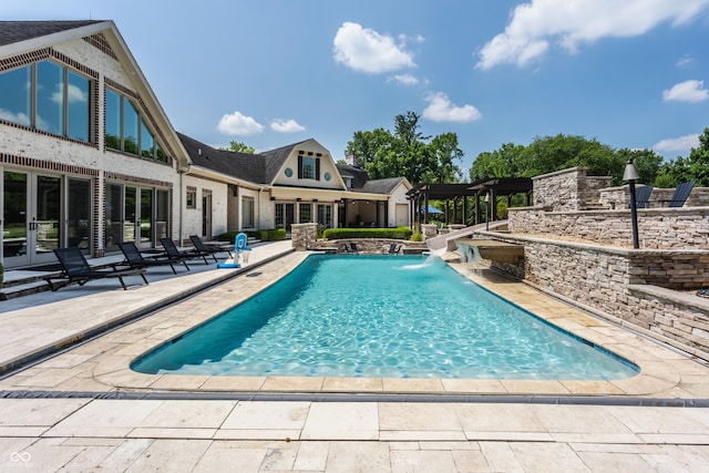 520 Willow Spring Rd, Indianapolis, IN 46240 - swimming pool featuring a patio area and french doors
