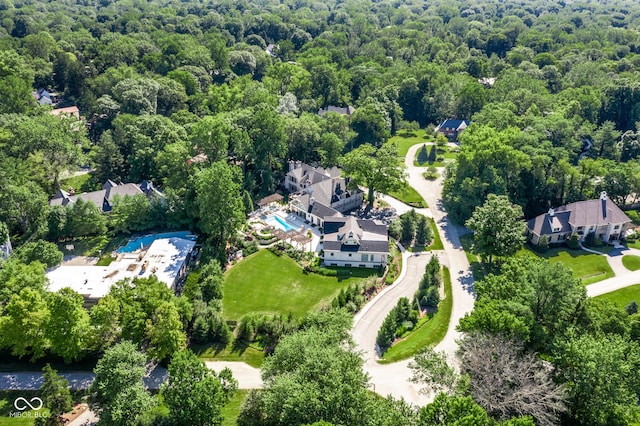 520 Willow Spring Rd, Indianapolis, IN 46240 - drone / aerial view of a forest