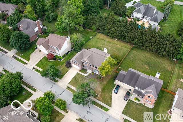 12817 Mojave Dr, Fishers, IN 46037 - aerial view of property and surrounding area featuring nearby suburban area