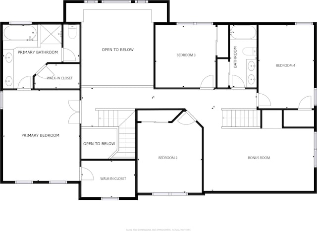 860 Old Eagle Way, Greenwood, IN 46143 - view of room layout