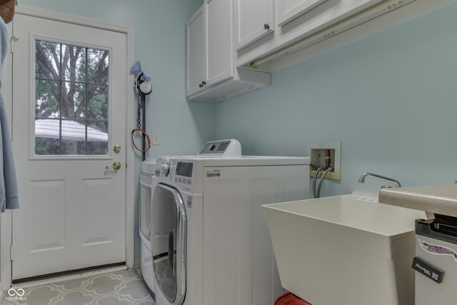 860 Old Eagle Way, Greenwood, IN 46143 - laundry room featuring cabinet space and washing machine and dryer
