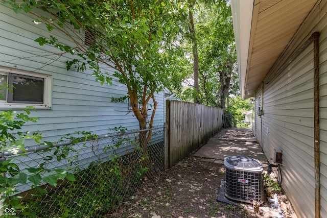 4880 N Katherine Dr, Indianapolis, IN 46226 - view of home's exterior featuring a central AC unit