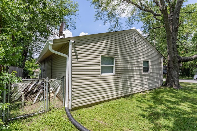 4880 N Katherine Dr, Indianapolis, IN 46226 - view of property exterior with a gate