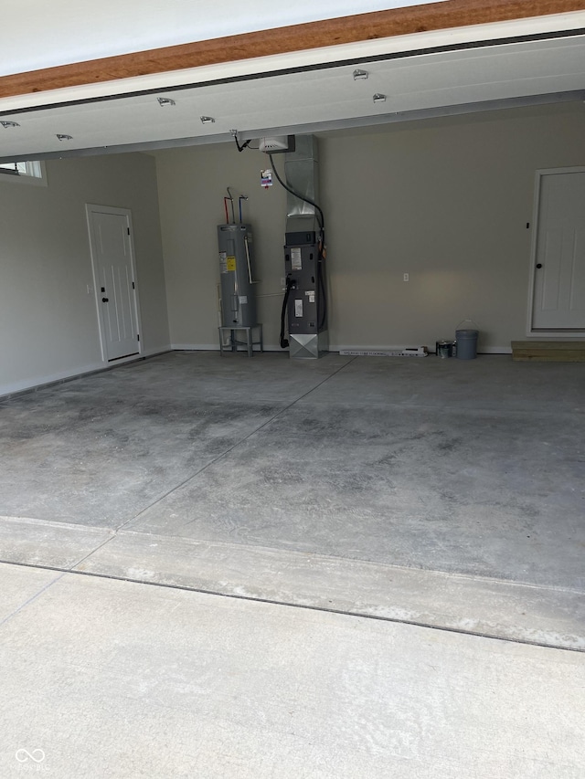 842 E Nutter St, Martinsville, IN 46151 - garage featuring water heater and heating unit