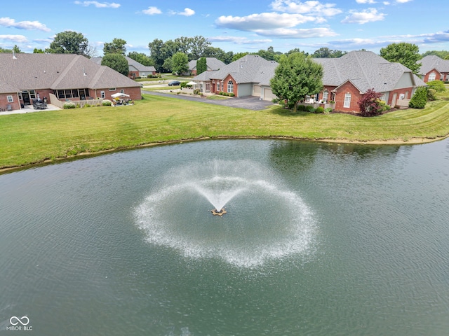2815 Grandview Ln, Greenwood, IN 46143 - water view featuring nearby suburban area