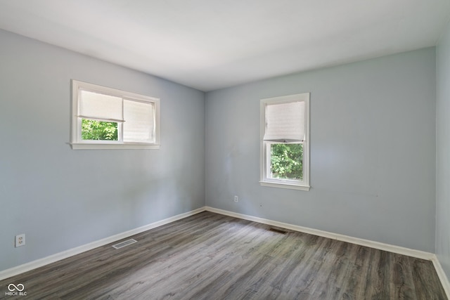 3408 Harvest Ave, Indianapolis, IN 46226 - spare room with healthy amount of natural light and wood finished floors