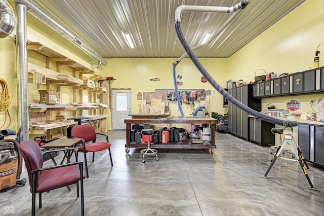 4297 W Division Rd, Crawfordsville, IN 47933 - misc room with concrete floors