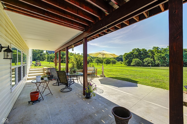 4297 W Division Rd, Crawfordsville, IN 47933 - view of patio