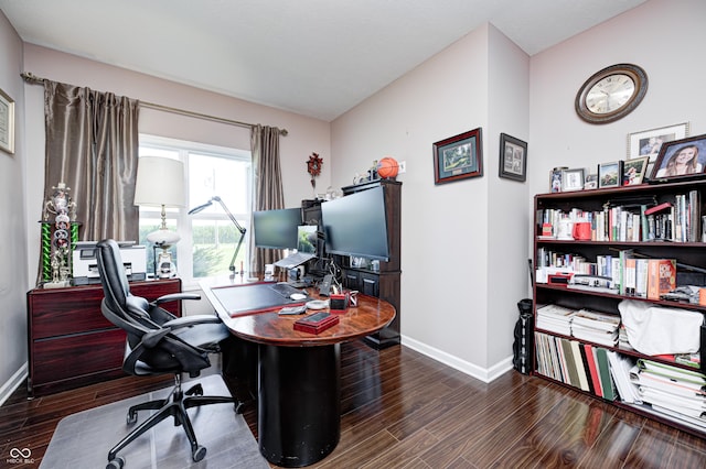 4297 W Division Rd, Crawfordsville, IN 47933 - office space featuring baseboards and wood finished floors