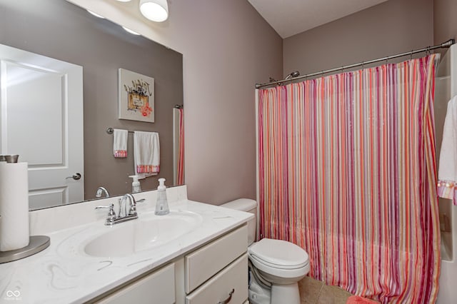 4297 W Division Rd, Crawfordsville, IN 47933 - full bathroom featuring vanity and tile patterned flooring