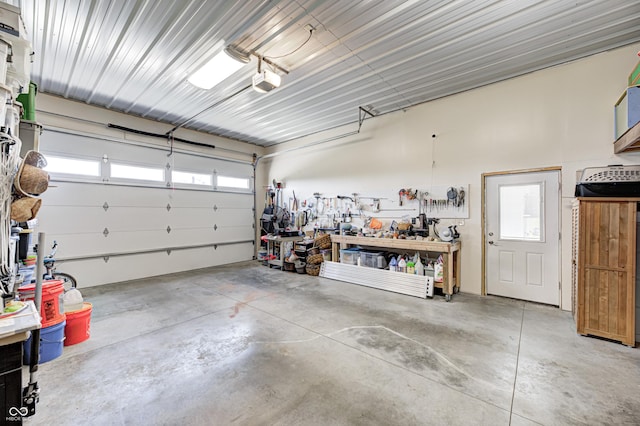 4297 W Division Rd, Crawfordsville, IN 47933 - garage with a garage door opener