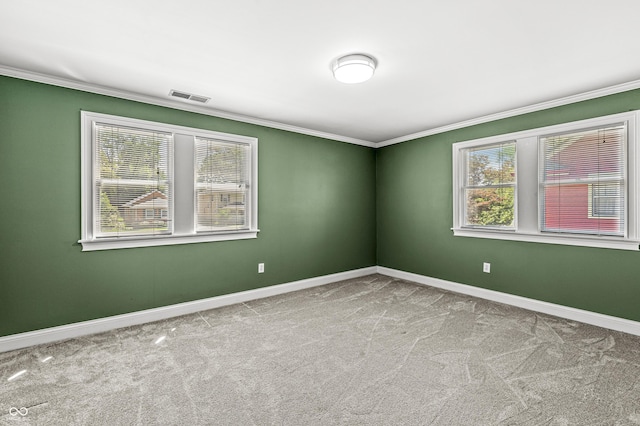 4920 Central Ave, Indianapolis, IN 46205 - carpeted spare room featuring ornamental molding and baseboards